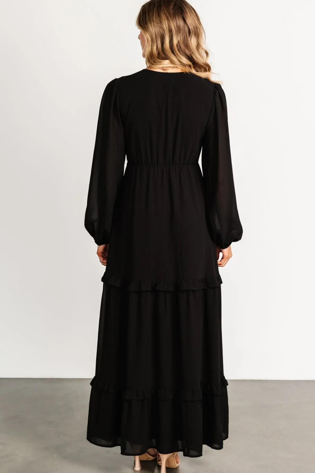 Baltic Born Bowman Deep V Maxi Dress |
