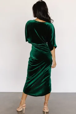 Baltic Born Brendyn Ruched Velvet Dress |