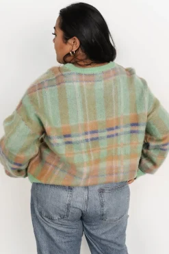 Baltic Born Brentridge Plaid Sweater | Green Multi