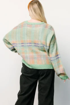 Baltic Born Brentridge Plaid Sweater | Green Multi