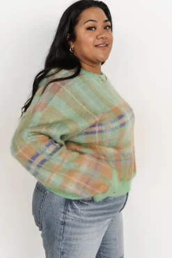 Baltic Born Brentridge Plaid Sweater | Green Multi