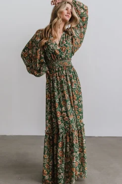 Baltic Born Bria Maxi Dress | Green Floral