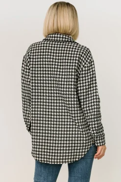 Baltic Born Bridger Houndstooth Jacket | Dark Navy + Ivory