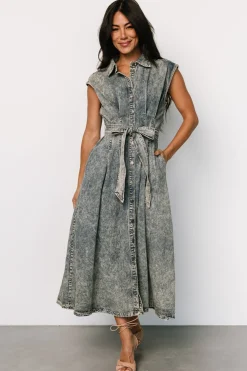 Baltic Born Britney Denim Dress | Vintage Blue