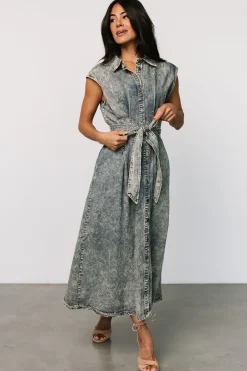 Baltic Born Britney Denim Dress | Vintage Blue