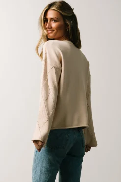 Baltic Born Britta Diamond Knit Sweater |