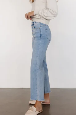 Baltic Born Brody High-Rise Wide Leg Jeans | Light Wash