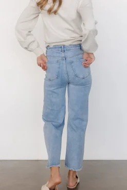 Baltic Born Brody High-Rise Wide Leg Jeans | Light Wash
