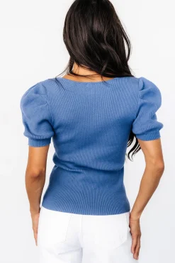 Baltic Born Brynlee Sweater Top | Deep Blue