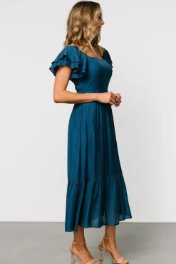 Baltic Born Buttercup Midi Dress | Deep Blue