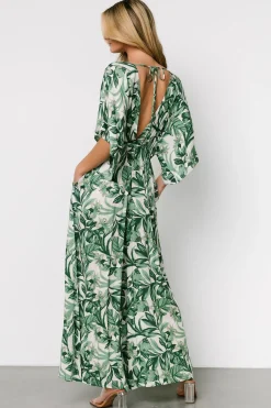 Baltic Born Byron Jumpsuit | Green Print