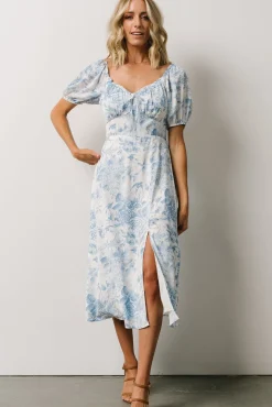 Baltic Born Cadence Midi Dress | Blue Floral