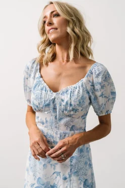 Baltic Born Cadence Midi Dress | Blue Floral