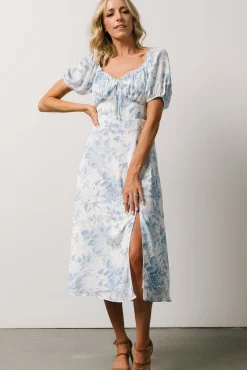 Baltic Born Cadence Midi Dress | Blue Floral