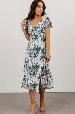 Baltic Born Cadence Midi Dress | Jade Floral