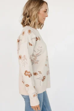 Baltic Born Calla Sweater | Natural Print