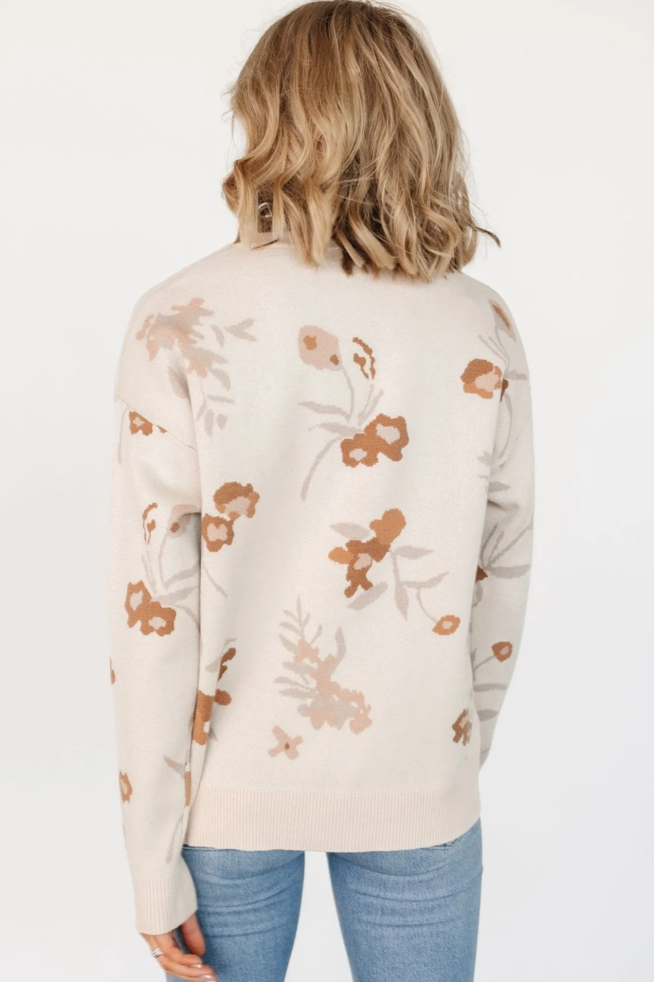 Baltic Born Calla Sweater | Natural Print