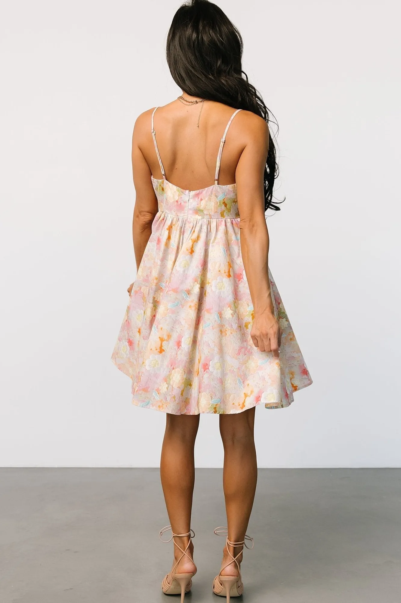 Baltic Born Camellia Mini Dress | Pastel Multi
