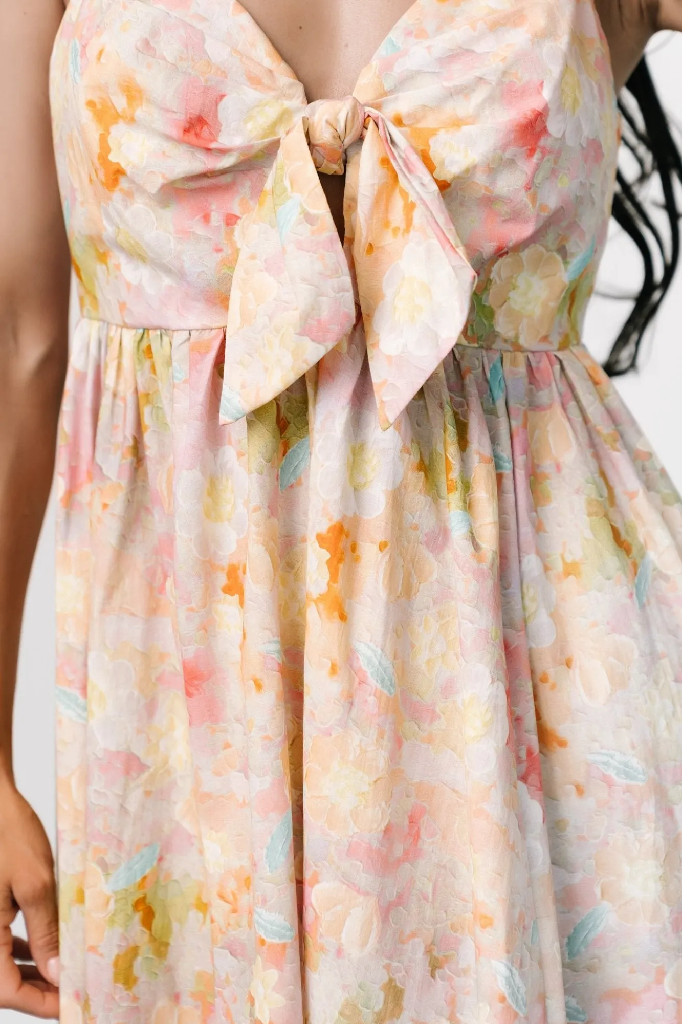 Baltic Born Camellia Mini Dress | Pastel Multi