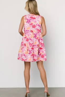 Baltic Born Cami Short Dress | Pink Multi