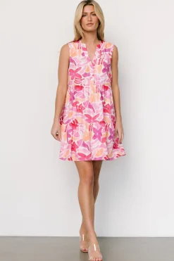 Baltic Born Cami Short Dress | Pink Multi