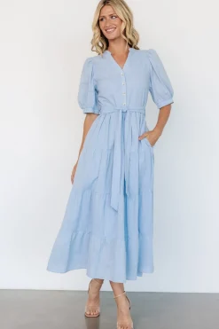 Baltic Born Camille Maxi Dress | Light Blue