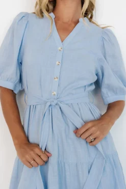 Baltic Born Camille Maxi Dress | Light Blue