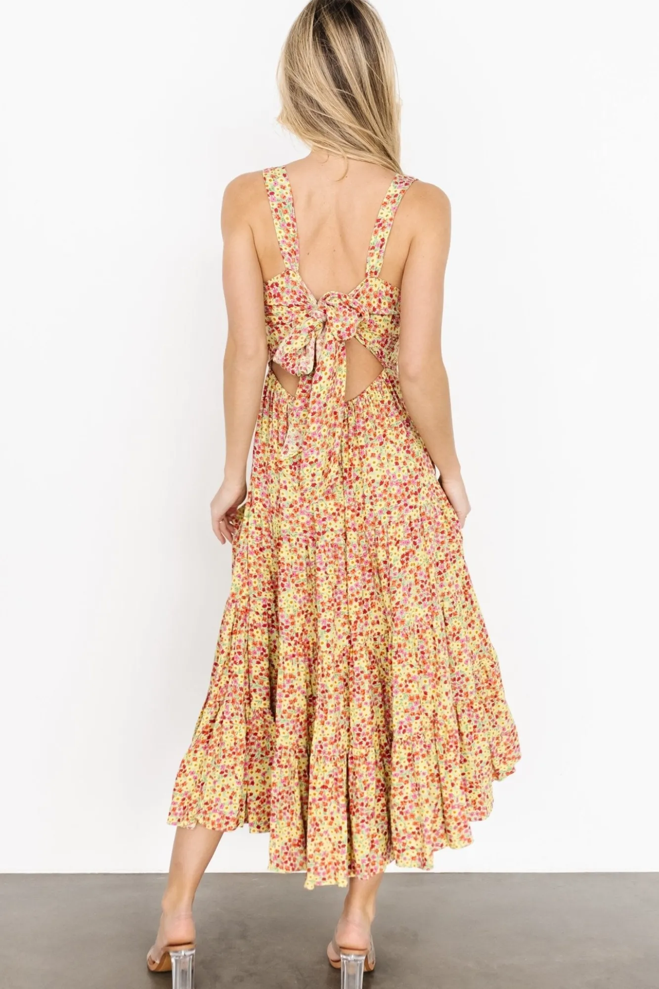 Baltic Born Campbell Tie Back Dress | Multi Floral
