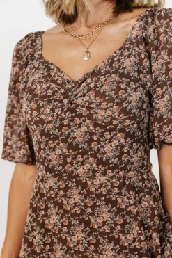 Baltic Born Camryn Maxi Dress | Brown Floral