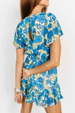 Baltic Born Candy Romper | Blue + Olive
