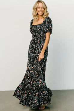 Baltic Born Capri Smocked Maxi Dress | Midnight Floral