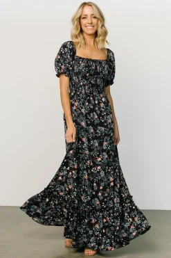 Baltic Born Capri Smocked Maxi Dress | Midnight Floral