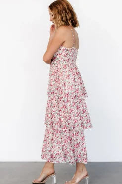 Baltic Born Caprice Tiered Dress | Cream Multi Floral