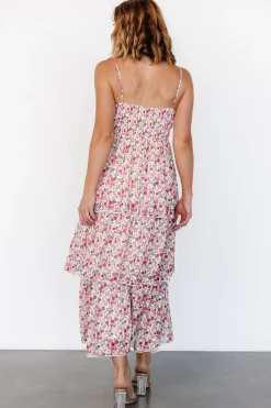 Baltic Born Caprice Tiered Dress | Cream Multi Floral