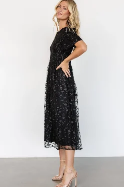 Baltic Born Cara Embroidered Midi Dress |
