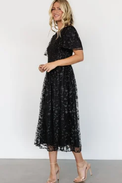 Baltic Born Cara Embroidered Midi Dress |