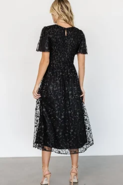 Baltic Born Cara Embroidered Midi Dress |