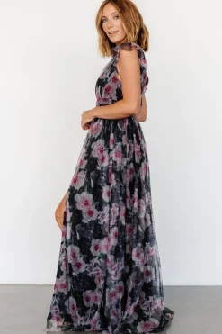 Baltic Born Carmine Maxi Dress | Black Floral
