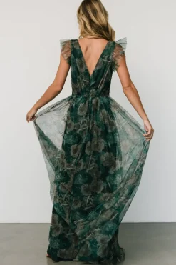 Baltic Born Carmine Maxi Dress | Green Floral