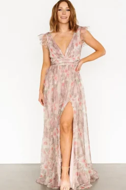 Baltic Born Carmine Maxi Dress | Mauve Floral