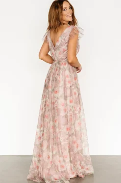 Baltic Born Carmine Maxi Dress | Mauve Floral