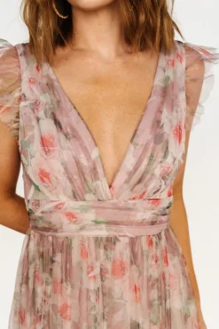 Baltic Born Carmine Maxi Dress | Mauve Floral