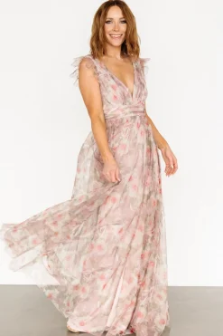 Baltic Born Carmine Maxi Dress | Mauve Floral