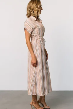 Baltic Born Carole Midi Dress | Multi Stripe