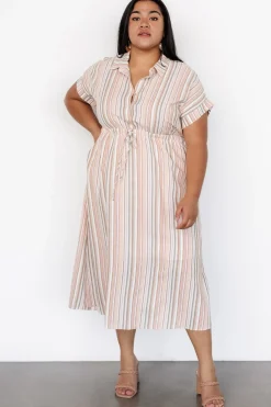 Baltic Born Carole Midi Dress | Multi Stripe
