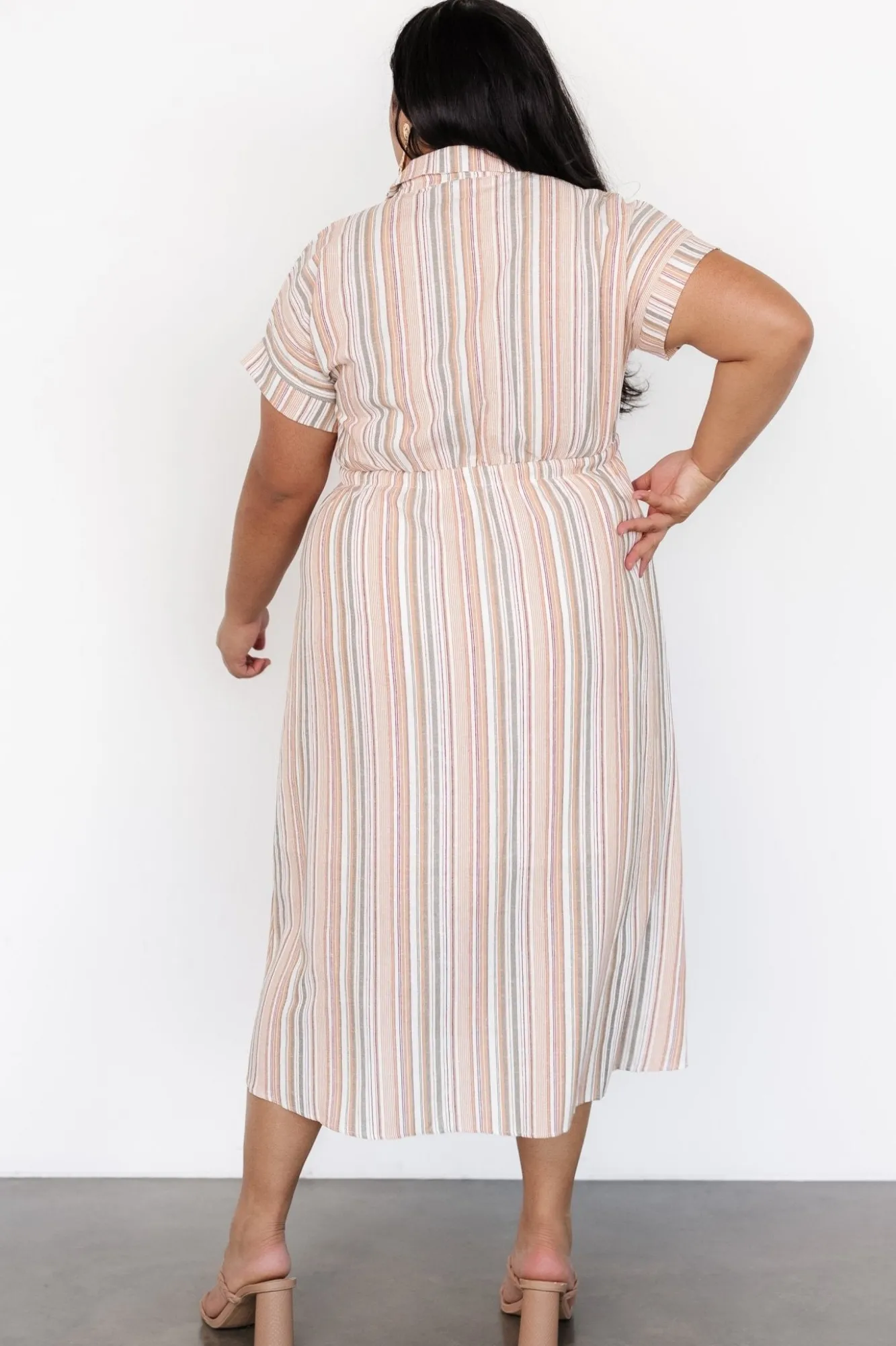 Baltic Born Carole Midi Dress | Multi Stripe