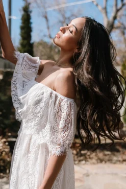 Baltic Born Caroline Lace Maxi Dress | Off White