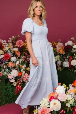 Baltic Born Carrington Maxi Dress | Light Blue