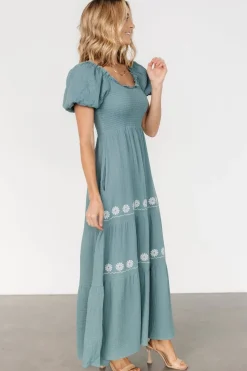 Baltic Born Carrington Maxi Dress | Vintage Teal