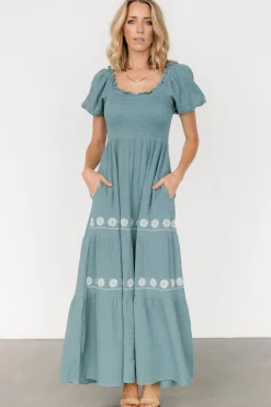 Baltic Born Carrington Maxi Dress | Vintage Teal